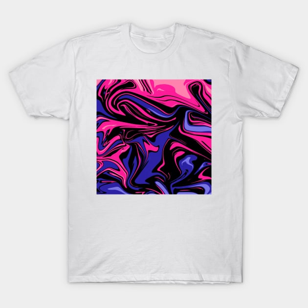 Omnisexual Pride (marble vibes) T-Shirt by ThePureAudacity